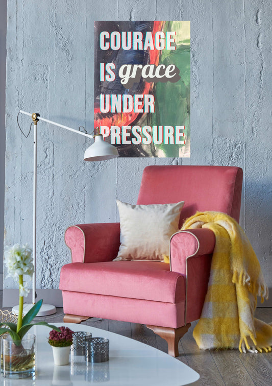 Courage is grace under pressure
