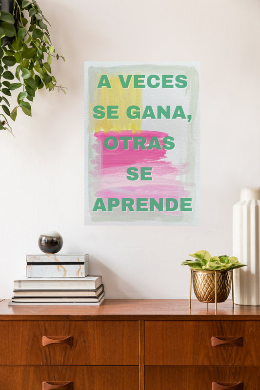 A veces se gana, otras se aprende