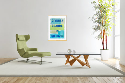 Diventa grande in silenzio