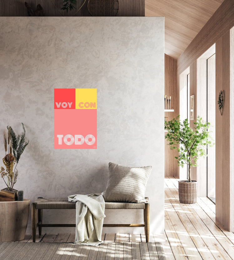 Art posters in Spanish by The Motivational Type