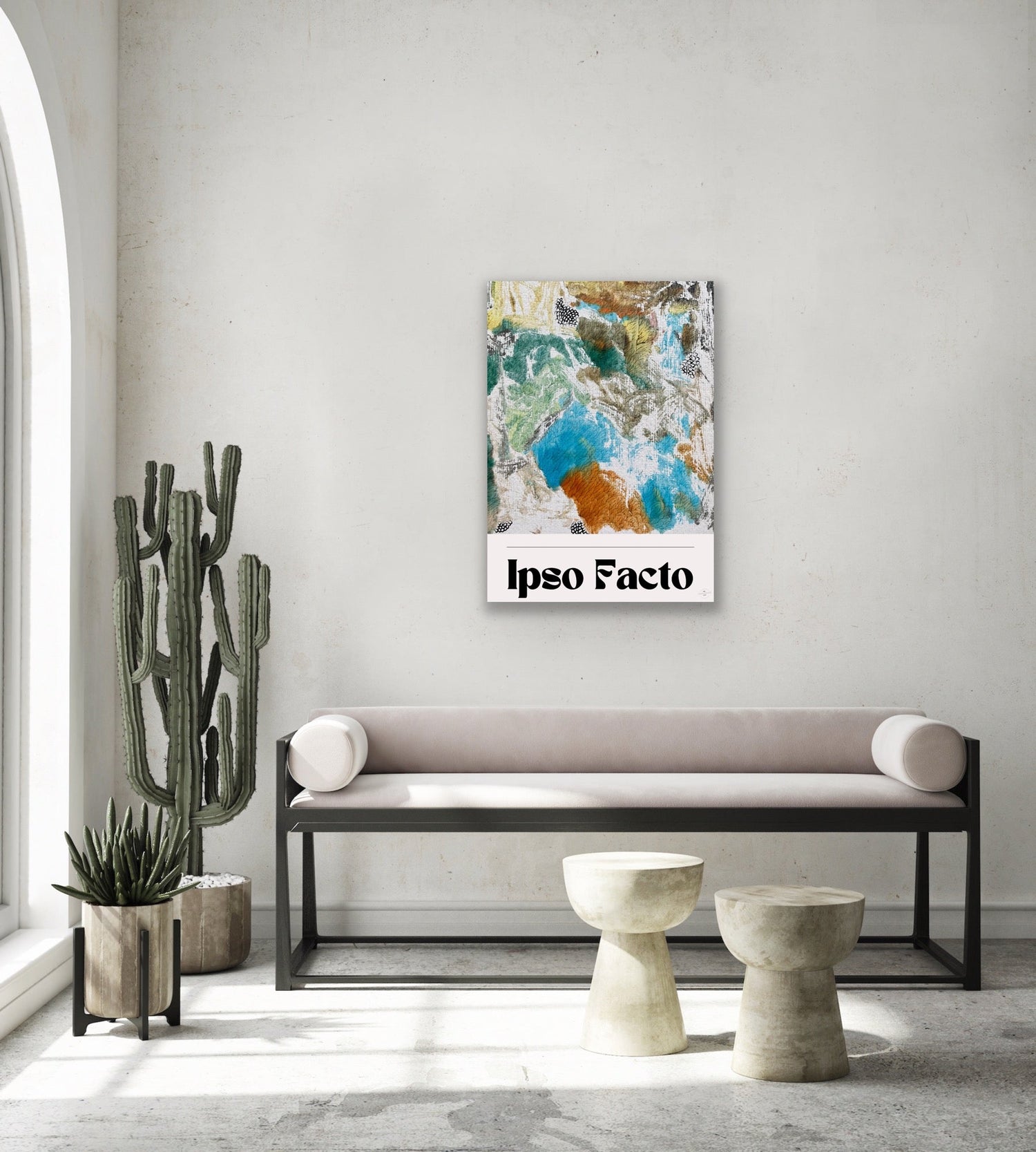 Art posters with quote in Latin from the Motivational Type collection