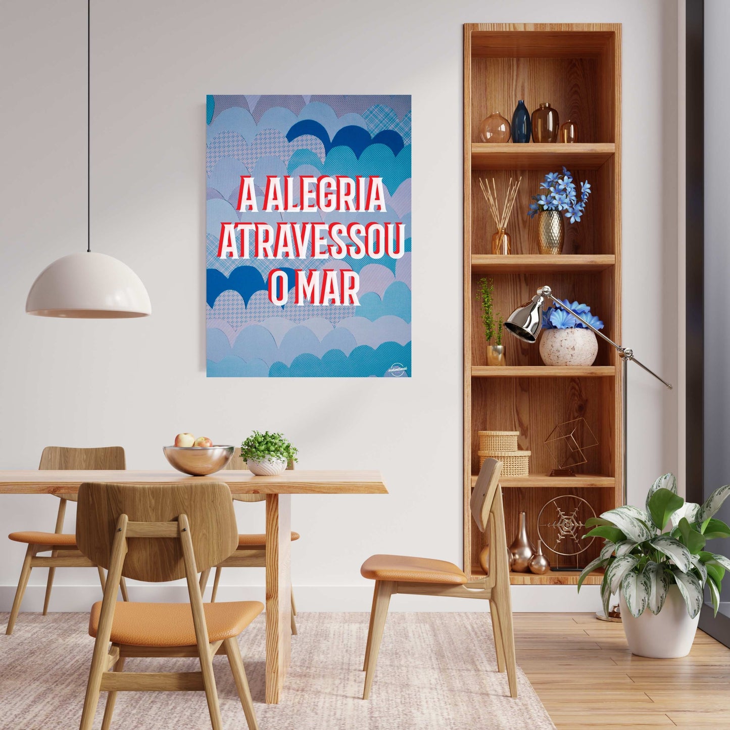 A alegria atravessou o mar