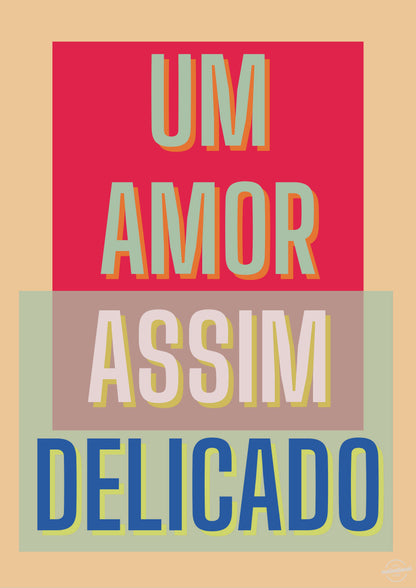 Um amor assim delicado
